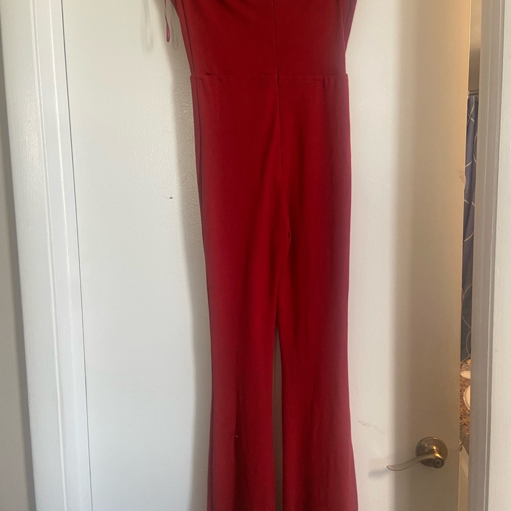 Fashion Nova Bold Red Jumpsuit